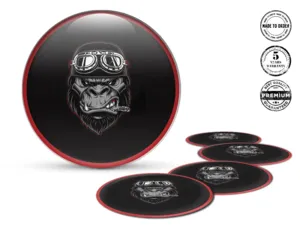 Rim Stickers Custom High-End Sports Dome Design